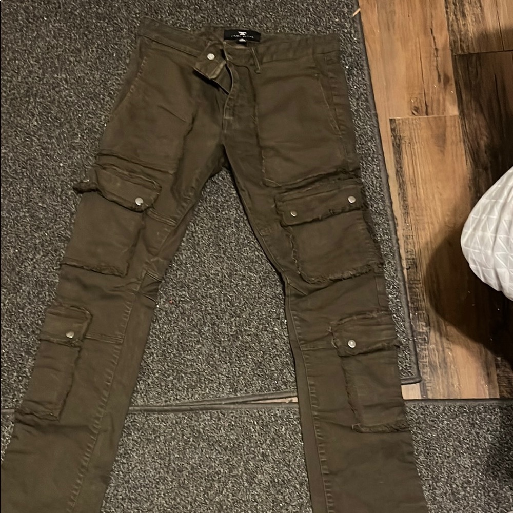 Olive Cargo Pants